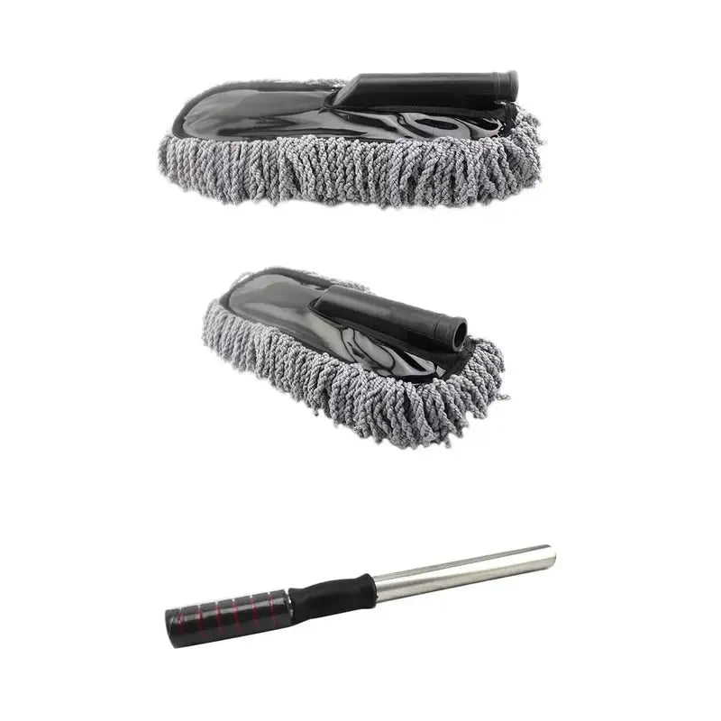 Telescopic Microfiber Car Cleaning Duster with Long Handle
