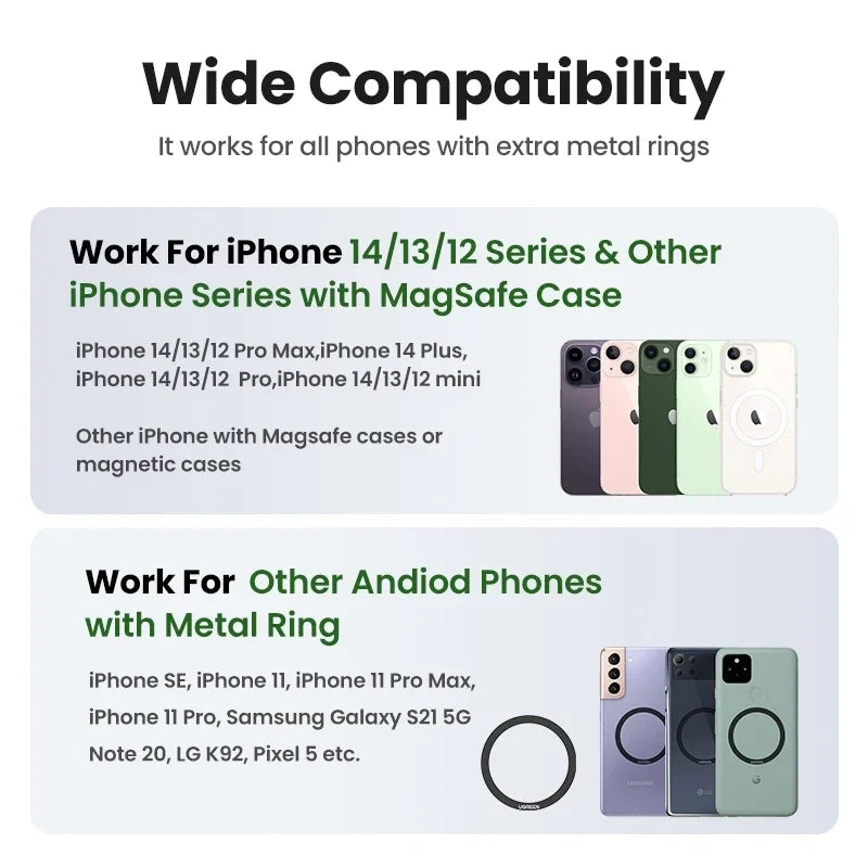 Anti-Slip Magnetic Car Phone Holder - Universal 360°