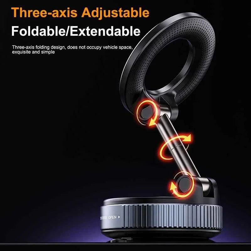 Anti-slip magnetic car phone holder universal 360 degree dashboard CarKit Pakistan